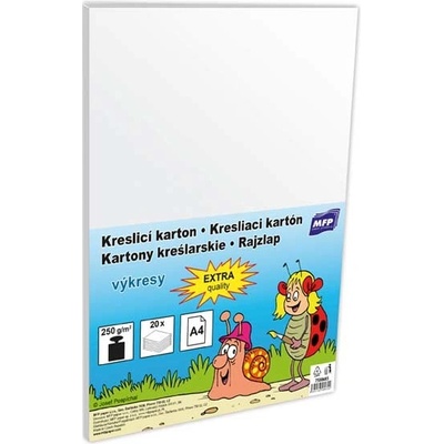 MFP Kreslící karton A4 20 listů 250g