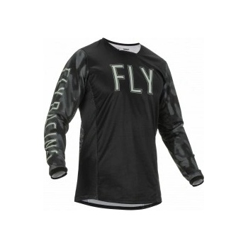 Fly Racing Kinetic S.E. černo-šedý maskáčový