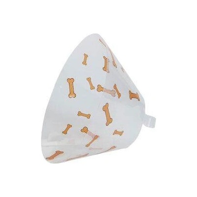 Kruuse Límec ochranný BUSTER plastový Bone oranžový 12,5 cm