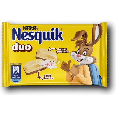 Nestlé Nesquik Duo White and Milk Chocolate 70 g
