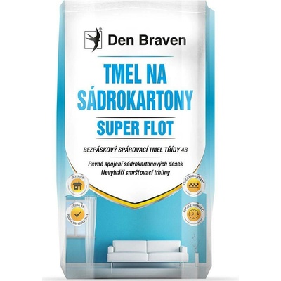 Debbex 00412GY Bezpáskový tmel na sádrokartony SUPER FLOT 5 kg bílá