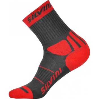 Silvini ponožky VALLONGA UA522 charcoal red