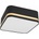 LAMKUR Плафон SIRJA SQUARE 2xE27/60W/230V 35x35 см черен (LA48727)