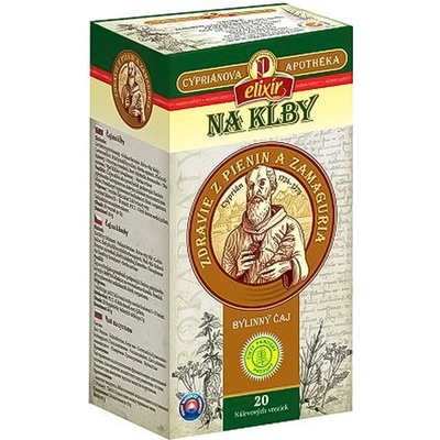 Agrokarpaty čaj NA KĹBY bylinný čaj čistý prírodný produkt 20 x 2 g