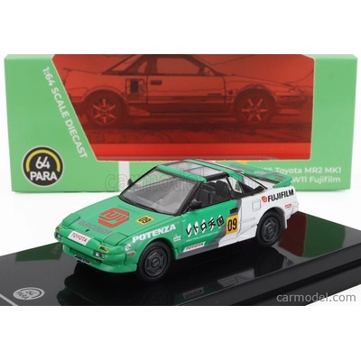 Paragon-models Toyota Mr2 Mki N 09 Aw11 Fujifilm Lhd 1995 Zelená Bílá 1:64