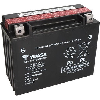 Image 1 of YUASA 22.1Ah right+ YTX24HL-BS