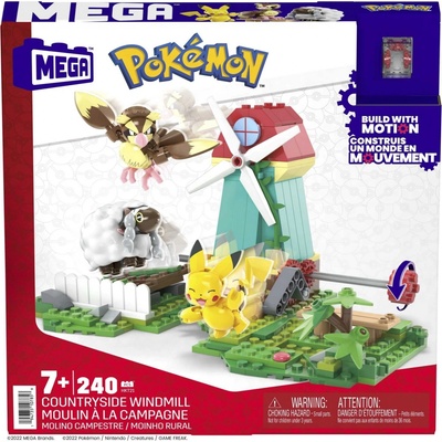 MEGA BLOKS Mega Construx Pokémon Větrný mlýn 240 ks