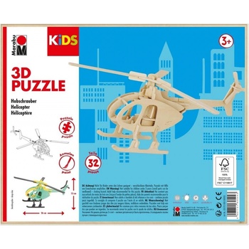 Marabu 3D Puzzle Helikoptéra 32 ks