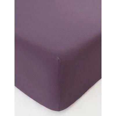 MKLuzkoviny.cz Jersey prostěradlo Classic ametystové 140x200
