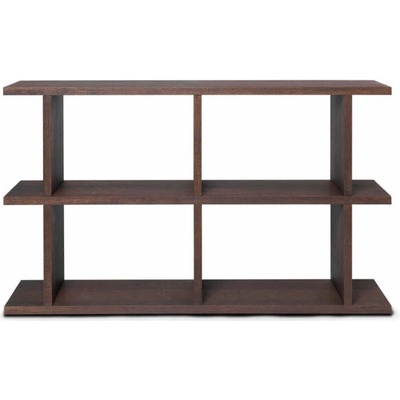 Ferm Living Knihovna Kona Bookcase 2x2, dark stained