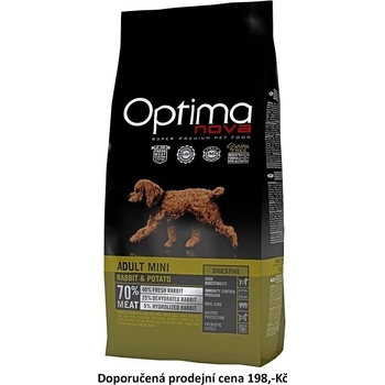 Optima Nova Dog Adult MINI Digestive Grain Free Rabbit 8 kg