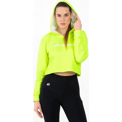Dámská mikina krátká Neon Yellow