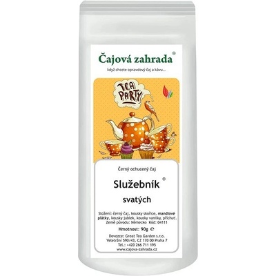 Čajová zahrada Služebník svatých černý ochucený čaj černý čaj 90 g
