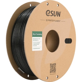 eSUN PLA-Twinkling Black - 1, 75 mm / 1000 g (PLA-TK175B1P1)