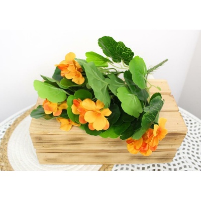 Sempro Umelá kytička Pelargonia 103A 35cm oranžová