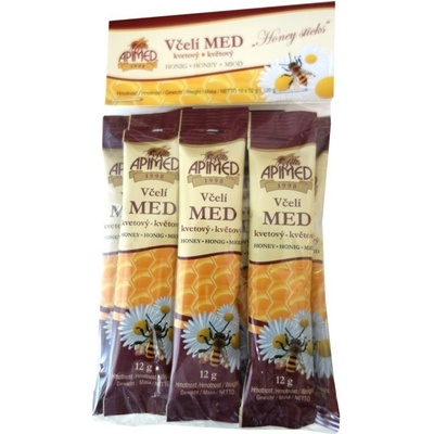 Apimed včelí Med Kvetový 10 x 12 g