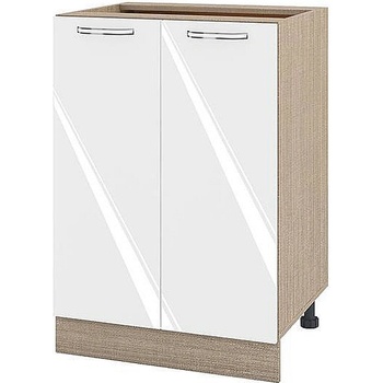 Image 1 of ИРИМ Долен кухненски шкаф Сити МФ-Бяло гланц-05-22 60 см