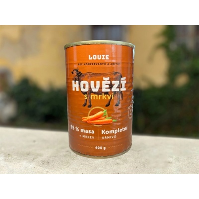 Louie Dog hovädzie s ryžou 400 g