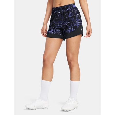 Under Armour dámské vzorované sportovní kraťasy UA W's Ch. Pro Černo-fialové