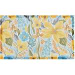 Artsy Mats Изтривалка от PVC 40x70 cm Flowers - Artsy Doormats (DMW-YELLOWFLORAL-7040)