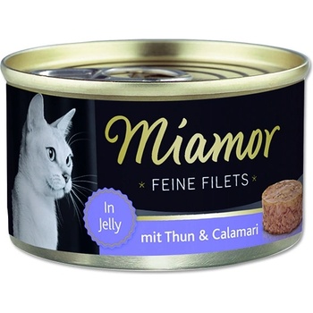 Miamor Feine Filets tuňák & kalamáry jelly 100 g