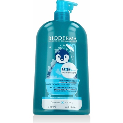 Bioderma ABCDerm Gel Moussant Mild Cleansing Foaming Gel čistící gel pro děti 1000 ml