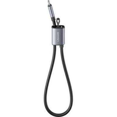 USAMS Кабел за данни USAMS U97 Type-C - Type-C, 30 см, ЗЕЛЕН SJ784USB01 (SJ784USB01)