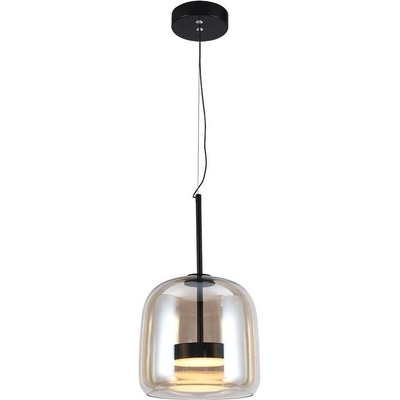 V-TAC 6w led Висяща Лампа Метал + Стъклено Тяло d250*h240 3000k - 23379 (23379)