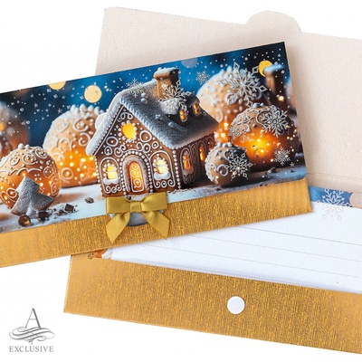 ARGUS Obálka na peníze vánoční luxusní 81-6048 – Zboží Dáma