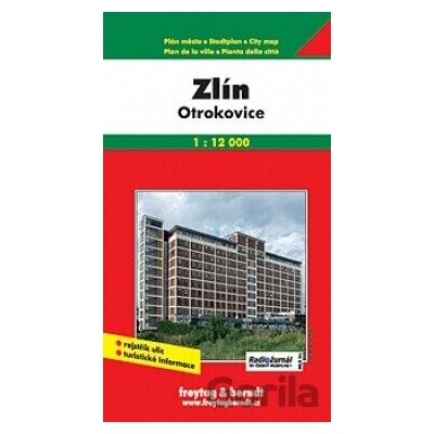 Plán města Zlín Otrokovice