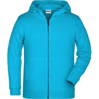 James & Nicholson mikina JN 8026K turquoise