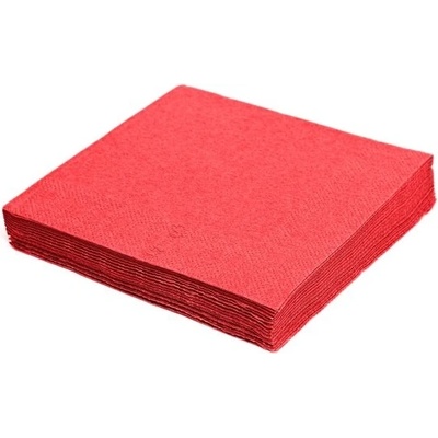 Wimex ubrousky 2V červené 250ks 24x24cm
