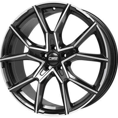 CMS C33 9x20 5x112 ET35 Diamond Black Gloss