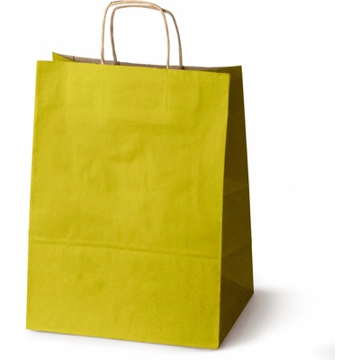 Žluté papírové tašky 305x170x425mm EKO Allbag