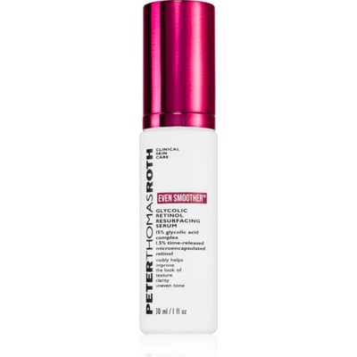 Peter Thomas Roth EVEN SMOOTHER Glycolic Retinol Resurfacing Serum интензивен серум с изглаждащ ефект 30ml