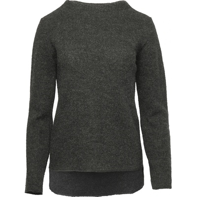 Reiff Дамски вълнен пуловер Reiff Women's Krepp-Pulli Frieda Wool jumper - Anthracite (105-2619-0114)