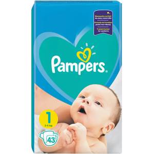 Pampers 1 Active Baby 43 броя - bubu