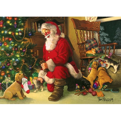 Cobble Hill - Puzzle Family Puzzle: Newsom: Santas Lucky Stocking 350 dielikov - 350 piese
