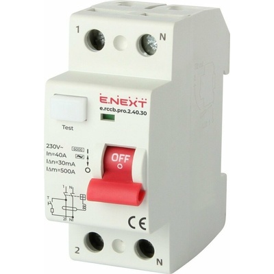 E.NEXT RCCB.PRO 2P 40A 30MA
