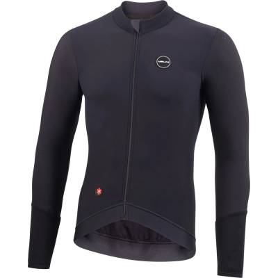 Nalini Мъжка фланелка с дълъг ръкав за колоездене Nalini Ergo Warm Jersey Cycling jersey - Black - размер XL (056-3821-0113)