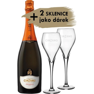 Cinzano Prosecco D.O.C. 11% 0,75 l (holá láhev) – Zboží Dáma