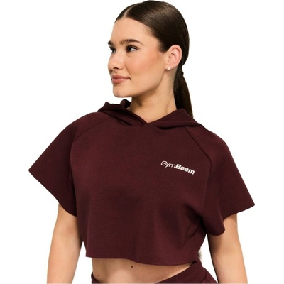 GymBeam Women‘s Relay Cropped Hoodie Fig