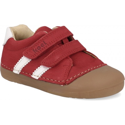 Koel Barefoot dětské tenisky Archie Leather Red červené