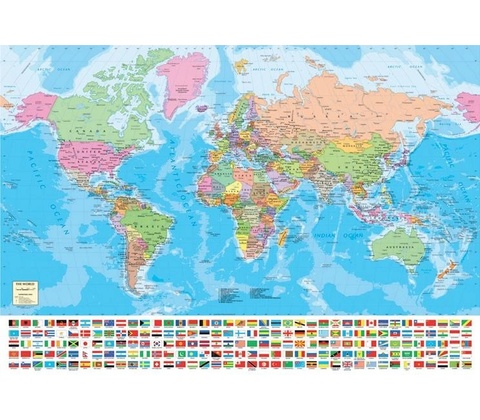 Educa Mapa 1500 dílků