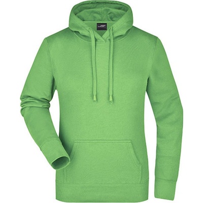 James&Nicholson dámska mikina s kapucňou JN051 Lime Green