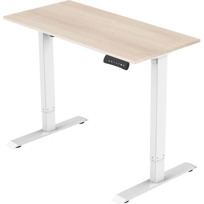 Delso Výškovo nastaviteľný stôl ADJUSTER PRO 60 x 120 cm agát / biela