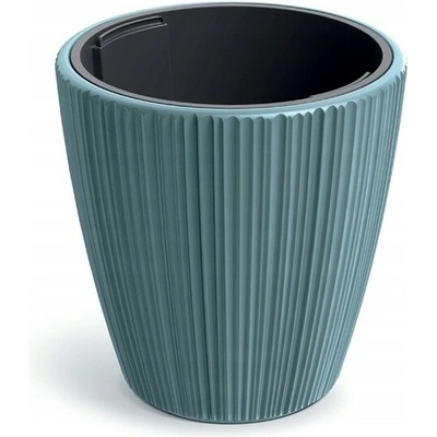 Prosperplast Plastový květináč OROS skandinávsky modrý, 29,9 cm