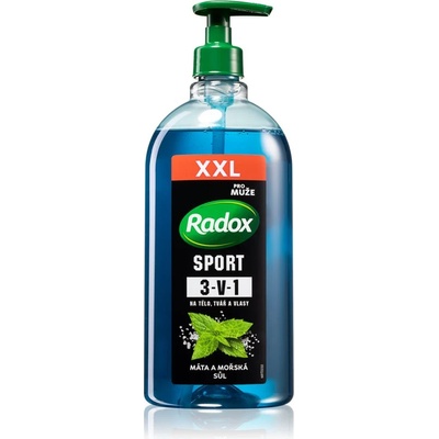 Radox Men Sport душ-гел за мъже за лице, тяло и коса 750ml