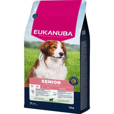 Eukanuba Senior Small & Medium rich in lamb 12 kg