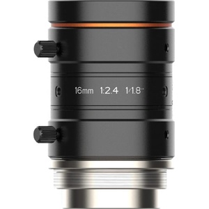 HIKROBOT MVL-HF1624M-10MP, Machine-Vision обектив, FA Series, HF, 16мм, C-Mount, F2.4-F16, Ø 9мм, 1-1.8'', черен (MVL-HF1624M-10MP)
